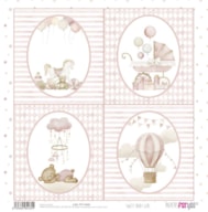 SCRAP PAPER 30.5X31.8CM SWEET BABY GIRL PFY-14435