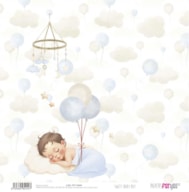 SCRAP PAPER 30.5X31.8CM SWEET BABY BOY PFY-14444