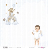 SCRAP PAPER 30.5X31.8CM SWEET BABY BOY PFY-14446