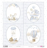 SCRAP PAPER 30.5X31.8CM SWEET BABY BOY PFY-14449
