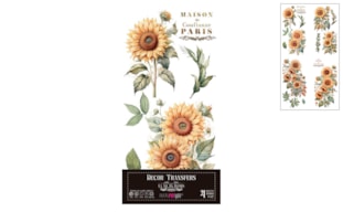DECOR TRANSFERS 15X30CM SUNFLOWERS PFY-14775