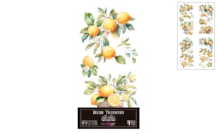 DECOR TRANSFERS 15X30CM LEMON PFY-14776