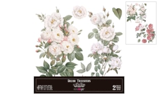 DECOR TRANSFERS 30X30CM ROSES PFY-14784