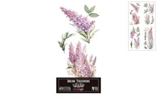 DECOR TRANSFERS 15X30CM LILACS PFY-14773