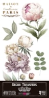 DECOR TRANSFERS 15X30CM PEONIES PFY-14766