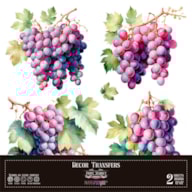 DECOR TRANSFERS 30X30CM GRAPES PFY-14796