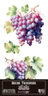 DECOR TRANSFERS 15X30CM GRAPES PFY-14777