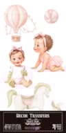 DECOR TRANSFERS 15X30CM SWEET BABY GIRL PFY-14781