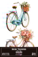 DECOR TRANSFERS 20X30CM BIKES PFY-14816
