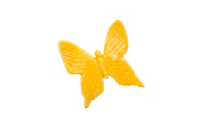 BORBOLETA MEDIA 10X9X3CM AMARELO