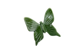 BORBOLETA MEDIA 10X9X3CM VERDE OLIVA