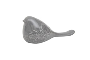 PASSARO GR. 20X8X9CM CINZA