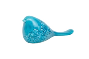 PASSARO GR. 20X8X9CM AZUL TURQUESA