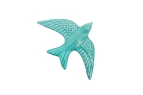 ANDORINHA 15.5X11X3.5CM VERDE AGUA