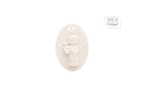 SET 12 PLACAS OVAIS C/STO ANTONIO M1593 8CM