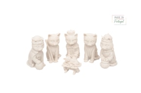 PRESEPIO INFANTIL 6P GATOS 2192  10CM