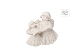 SET 2 ANGEL W/PAPER 1704  12CM