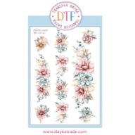 TRANSFER DTF-022P 14.28X19CM FLORES