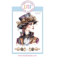 TRANSFER DTF-012G 20X28.5CM DAMA DE CHAPEU