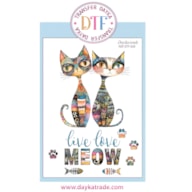 TRANSFER DTF-028P 14.28X19CM GATOS