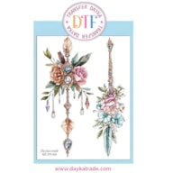 TRANSFER DTF-035P 14.28X19CM SETAS COM FLORES