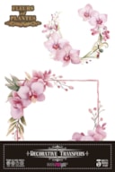 DECOR TRANSFERS 20X30CM PINK ORCHID PFY-14639