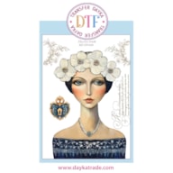 TRANSFER DTF-040G 20X28.5CM MENINA COM FLORES