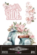 DECOR TRANSFERS 20X30CM SCOOTER PFY-14644