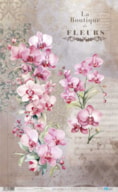 PAPEL ARROZ 54X33CM LA VIE EN FLEURS PINK ORCHID  PFY-15092
