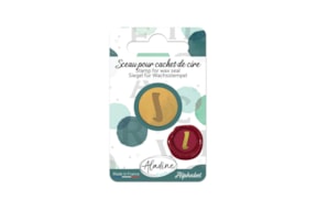 SINETE LATÓN D. 1.9CM  70193 LETRA I BLISTER