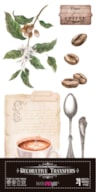 DECOR TRANSFERS 15X30CM COFFEE PFY-14618
