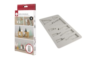 MOLDE SILICONE FAMILIA GNOMOS 14.5X26X1CM  RAYHER