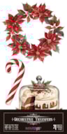DECOR TRANSFERS 15X30CM SWEET DECEMBER PFY-15364