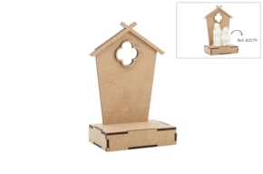 KIT CABANA 9.6X6.6X15.6X0.3CM MDF