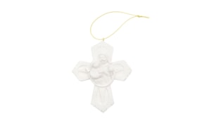 CROSS W/NATIVITY FAMILY 8.8X1.3X10.5CM
