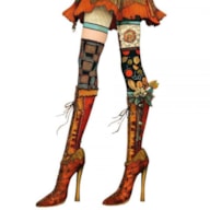 TRANSFER DTF TEXTIL 25X30CM BEAUTIFUL LEGS 3 ARTIS DECOR