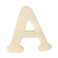 Wooden letters A , 4 cm,  RAYHER
