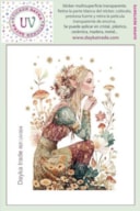 STICKER MULTISUPERFICIE TRANSP. UV-004 11.4X14.3CM  NINFA