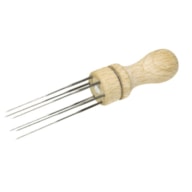 Felting needle holder, 62mm, for 6 needles, tab-bag 1pc