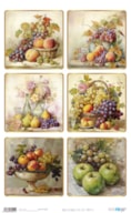 PAPEL ARROZ 54X33CM STILL LIFE FRUITS II  PFY-15254