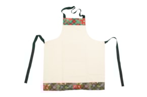 AVENTAL DE COZINHA 62.5x75/100CM XADREZ VERMELHO 2034VE