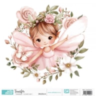 TRANSFER DTF TEXTIL 24X23CM FLOWER FAIRY 1 ARTIS DECOR