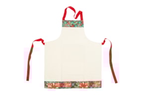 AVENTAL DE COZINHA 62.5x75/100CM XADREZ VERMELHO 2034VO