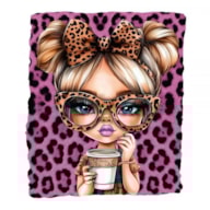 TRANSFER DTF TEXTIL 25X30CM  LEOPARD GIRL 2 ARTIS DECOR