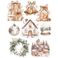 TRANSFER DTF TEXTIL 25X30CM CHRISTMAS 2 ARTIS DECOR
