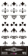 DECOR TRANSFERS 15X30CM FOLHAS (ORNEMENTAL) PFY-15243
