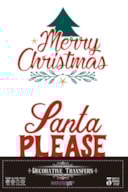 DECOR TRANSFERS 20X30CM FOLHAS NATAL PFY-15241