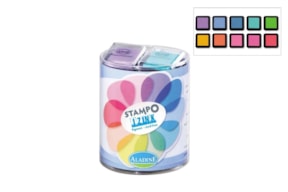 STAMPO IZINK PIGMENT PASTEL 10 cores  03330