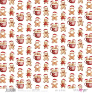 PAPER SCRAP 30.5X30.5CM SANTA & FRIENDS PFY-15394