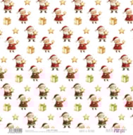 PAPEL SCRAP 30.5X31.8CM SANTA & FRIENDS PFY-15392
